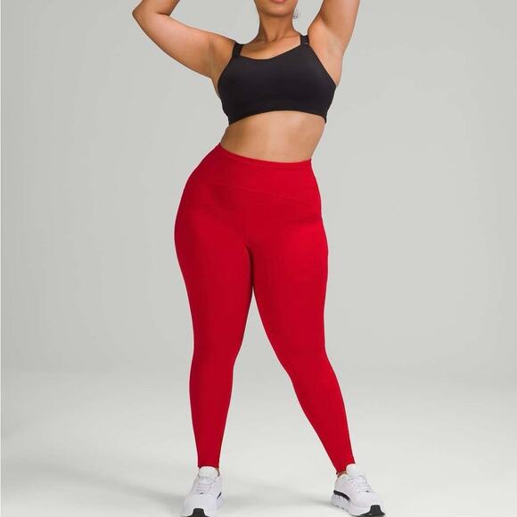 NWOT Lululemon Swift Speed High-Rise Tight 28" in Dark Red Size 18 - Picture 1 of 11
